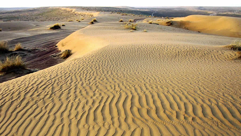 Il deserto del Karakum in Turkmenistan
